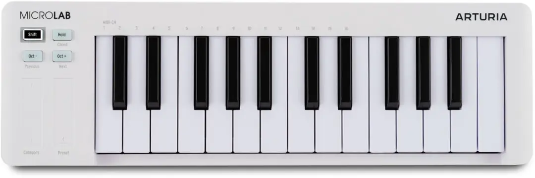 Arturia MicroLab MK3 SYN0009278-001 MIDI Keyboard
