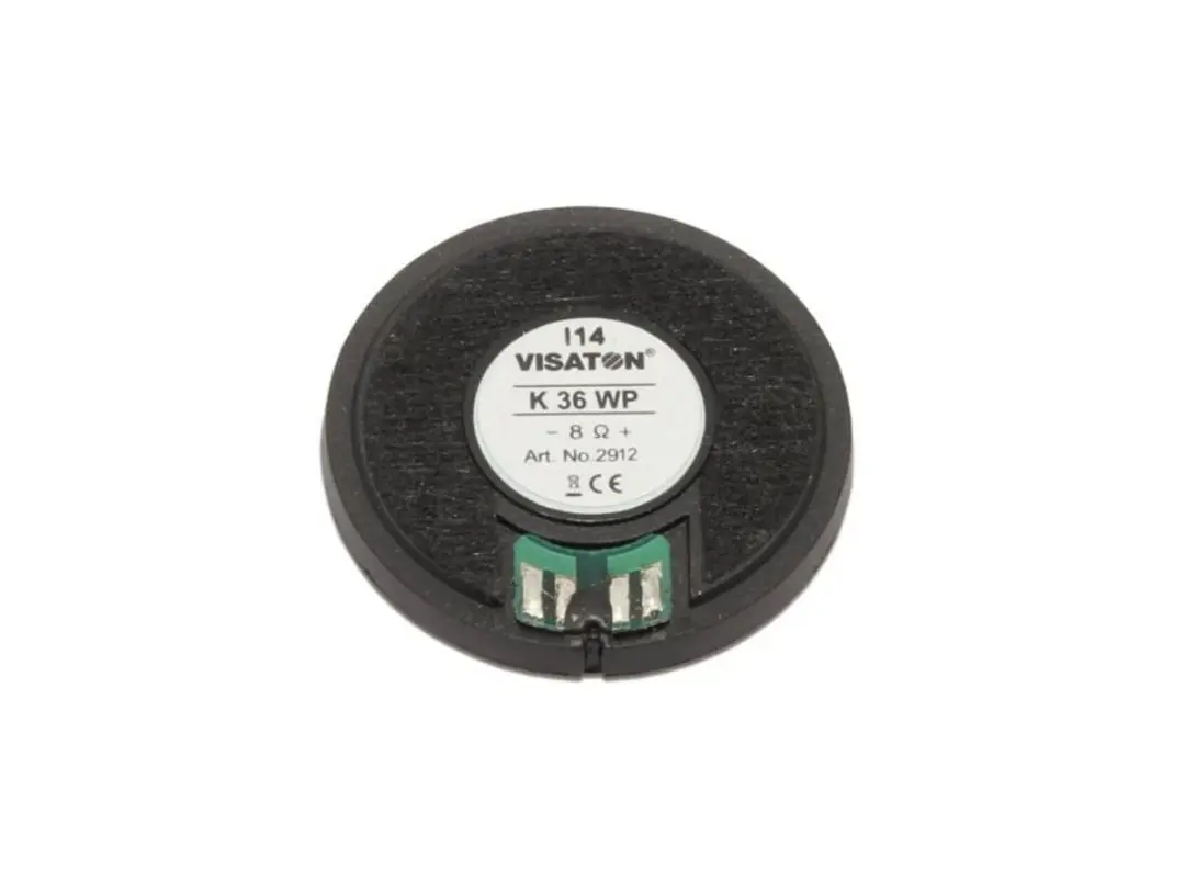 Visaton K 36 WP Mini-luidspreker 8 Ohm 1W - Zwart - afbeelding 2 van 5