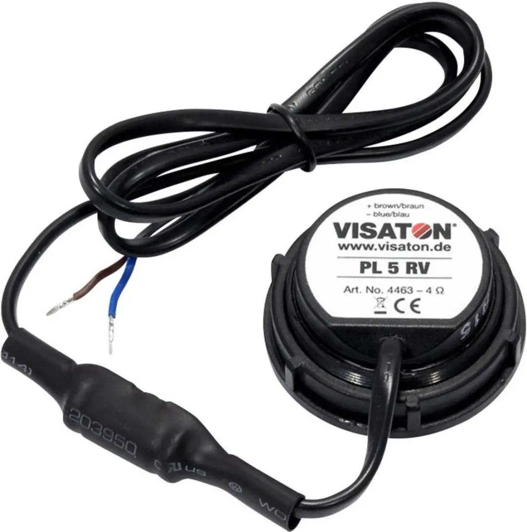 Visaton PL 5 RV Breedband-luidspreker 10W 4Ω - Zwart - afbeelding 3 van 5