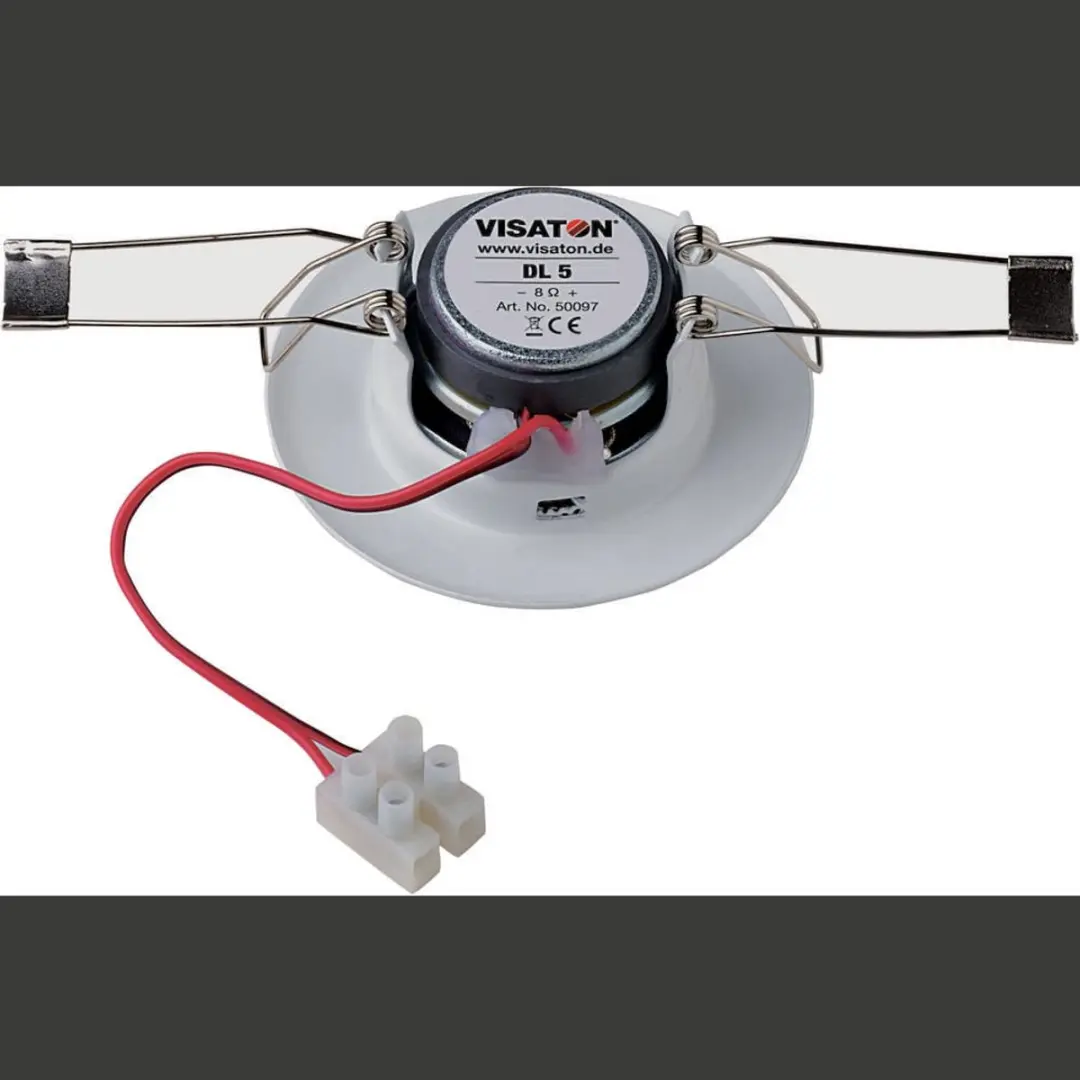 Visaton VS-DL5 Inbouwluidspreker - 4W - Wit - afbeelding 2 van 6