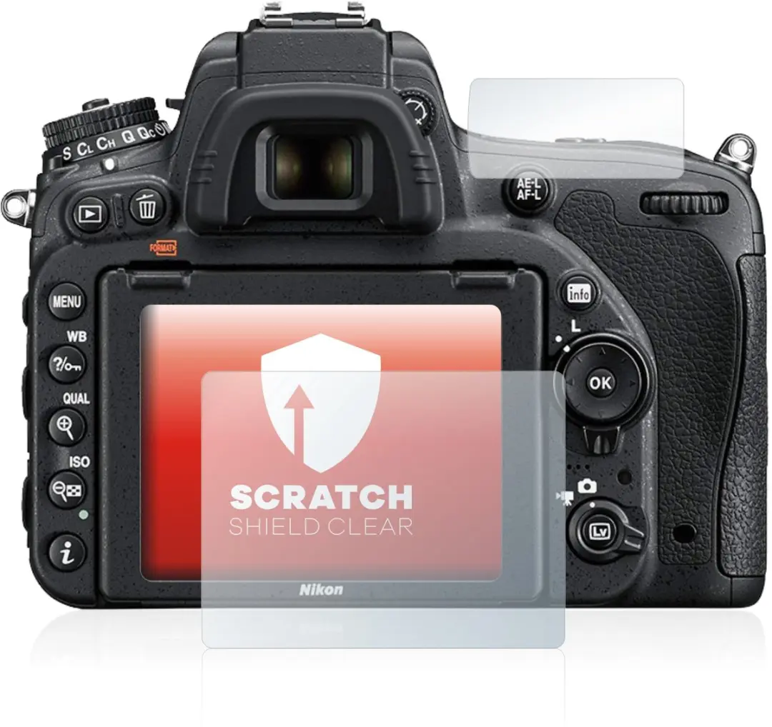 upscreen Scratch Shield Screenprotector Nikon D750 - afbeelding 5 van 6