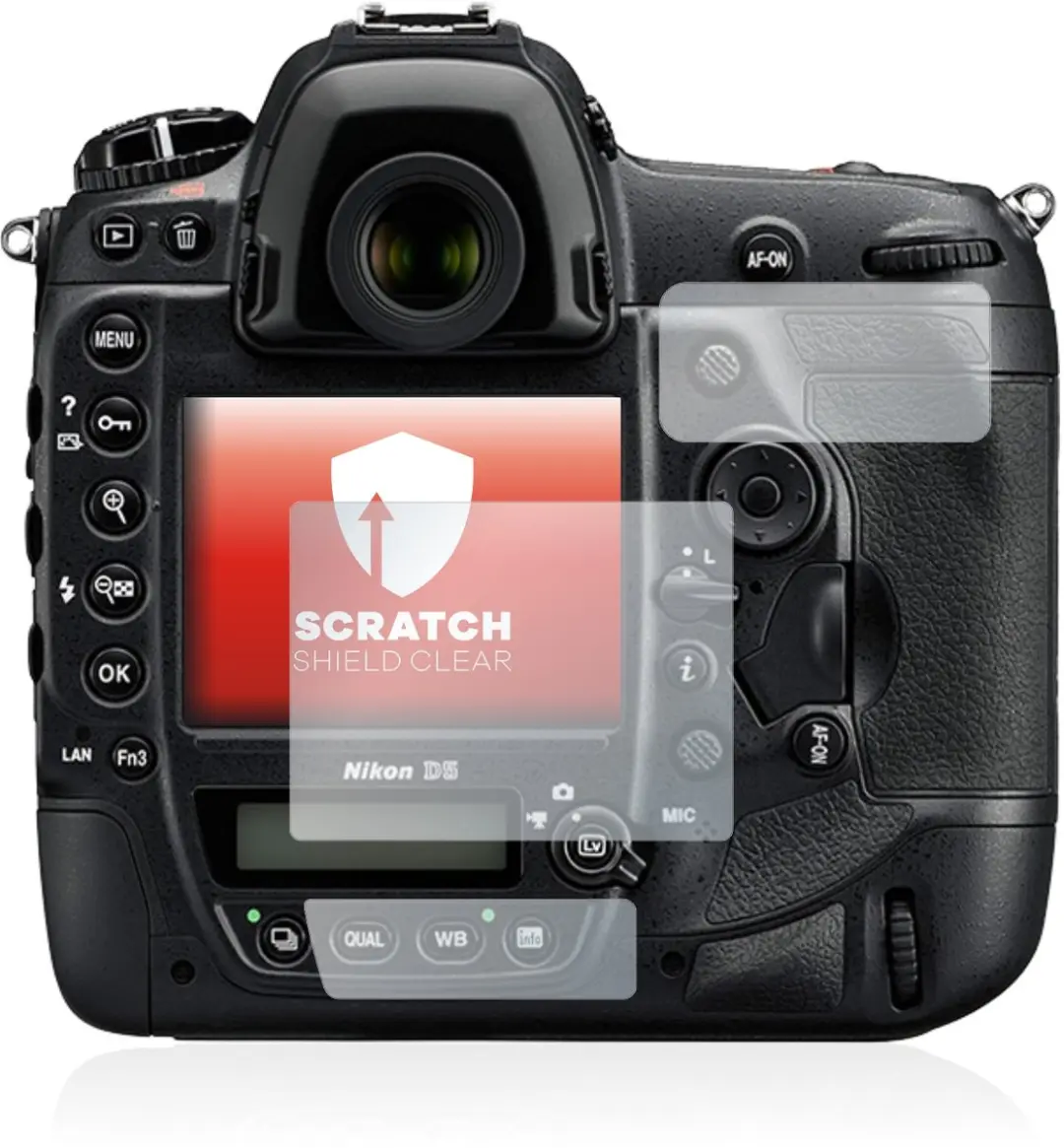 upscreen Scratch Shield Schermbeschermer Nikon D5 - afbeelding 5 van 6