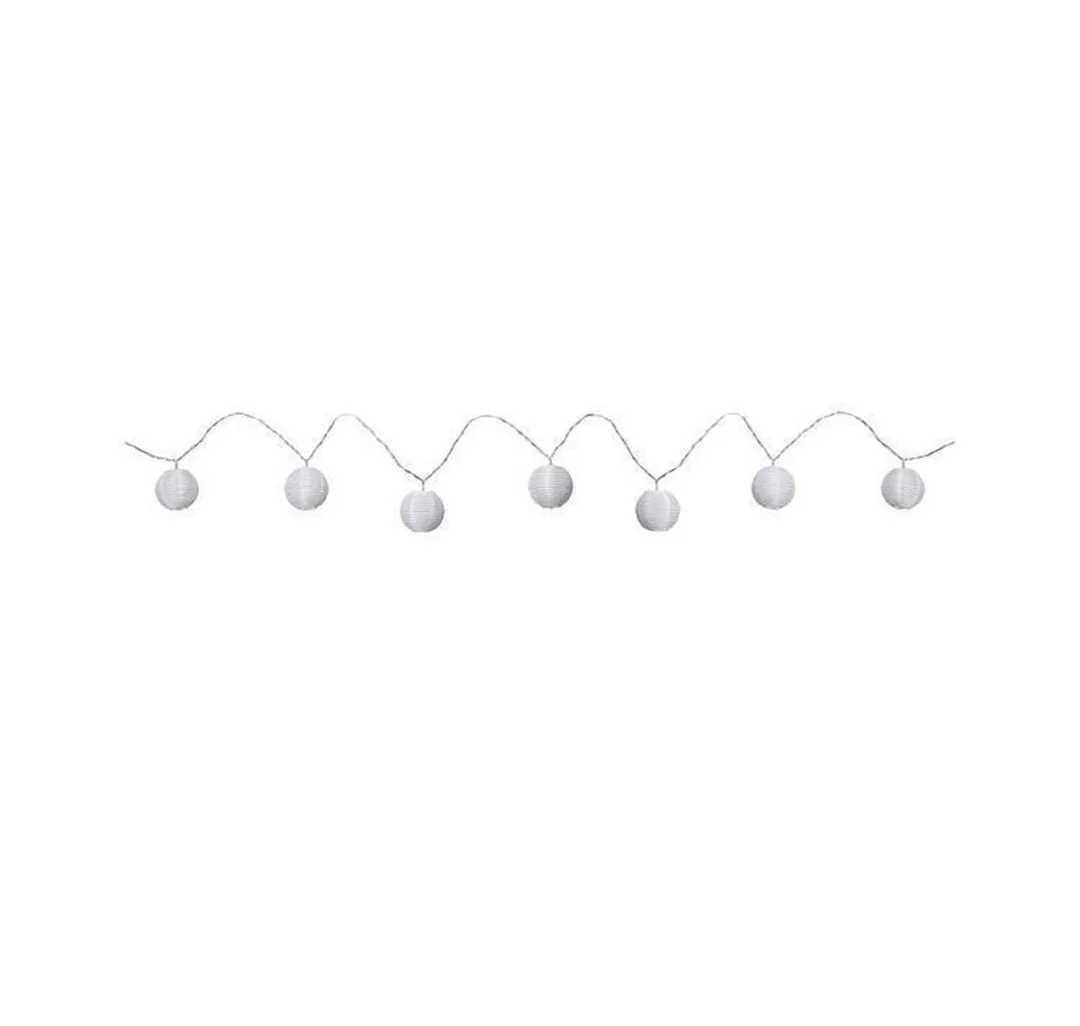 Paulmann Lichtketting Accu Lampion IP44 3,6m 7 Punten