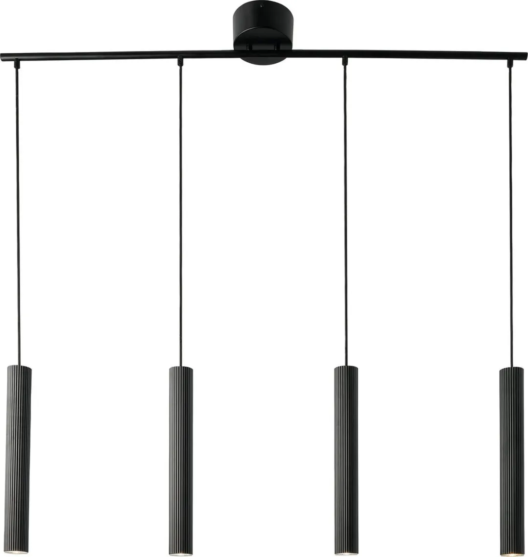 Nordlux Vico Hanglamp 4-armatuur GU10 - Zwart