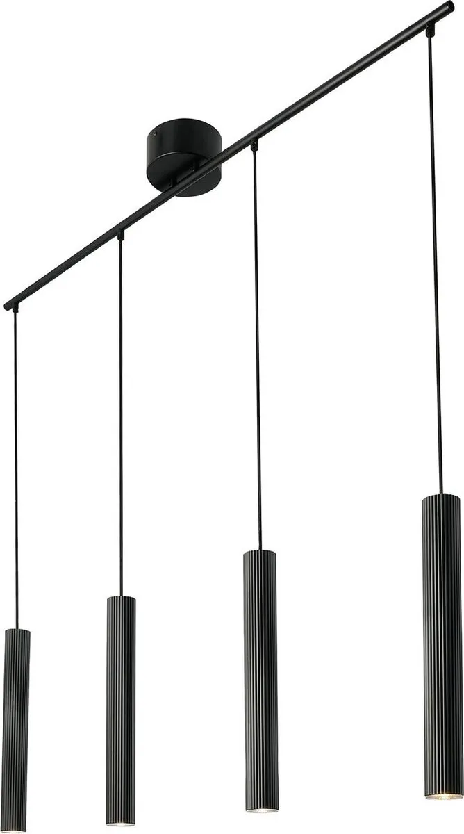 Nordlux Vico Hanglamp 4-armatuur GU10 - Zwart