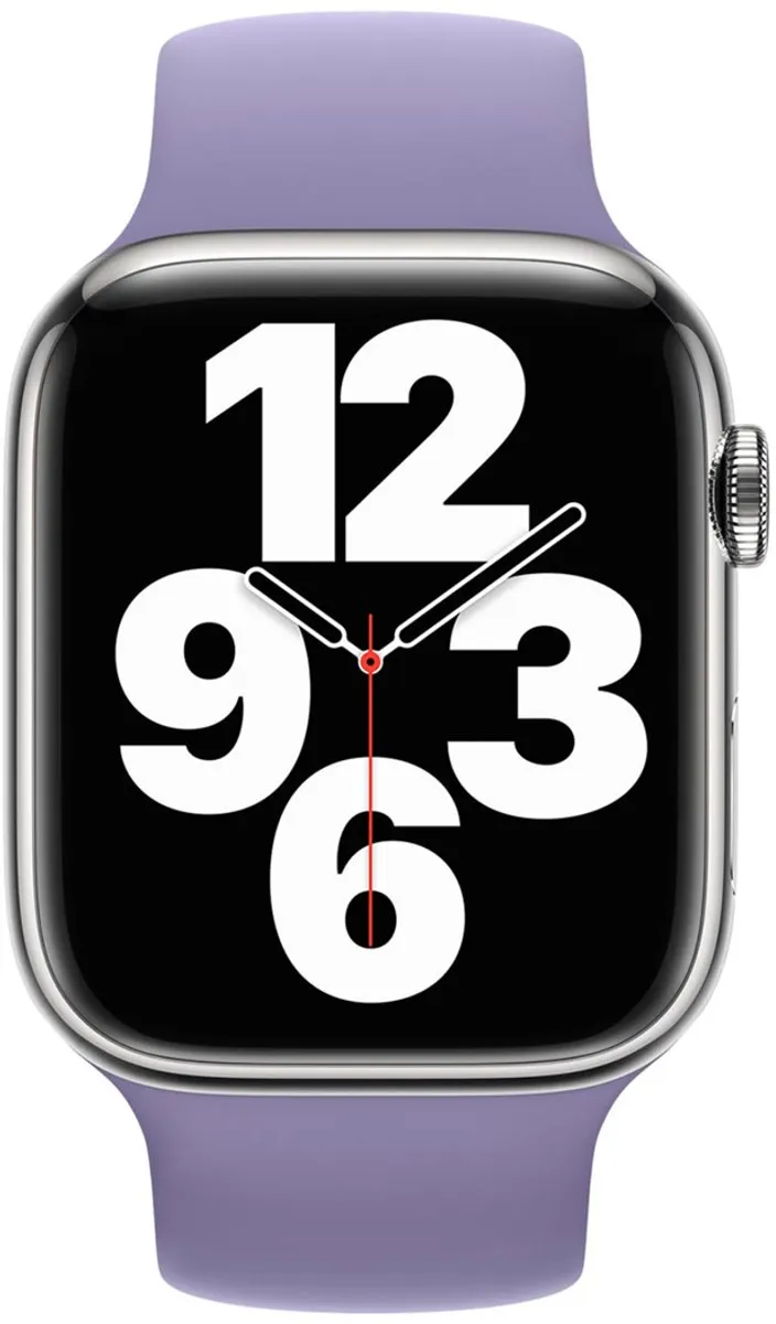 Apple Siliconen Solobandje 38-42mm - Maat 6 - English Lavender