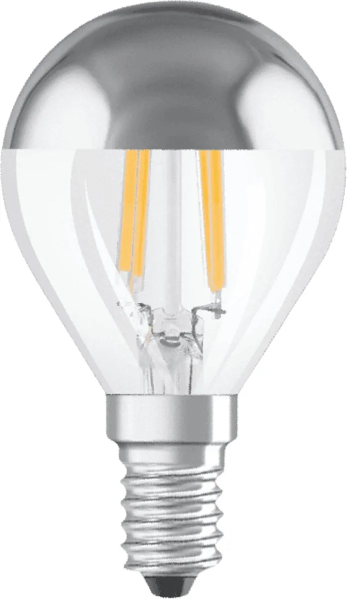 Osram LED Filament Kopspiegel Kogel E14 4W