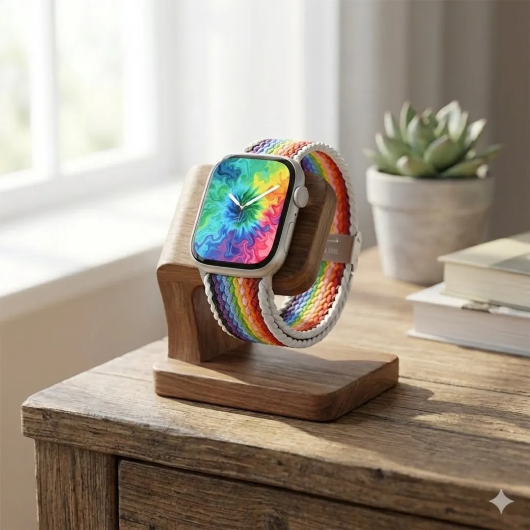 NUVEX Horlogebandje Apple Watch - One Size - Donker Multicolor - afbeelding 6 van 6