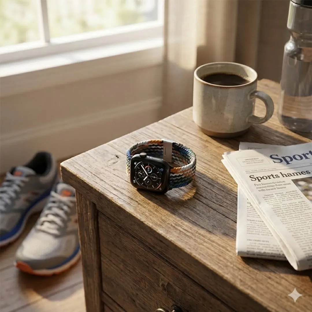 NUVEX Horlogebandje Apple Watch - One Size - Donker Multicolor