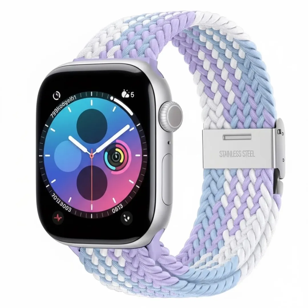 NUVEX Horlogebandje Apple Watch - One Size - Donker Multicolor
