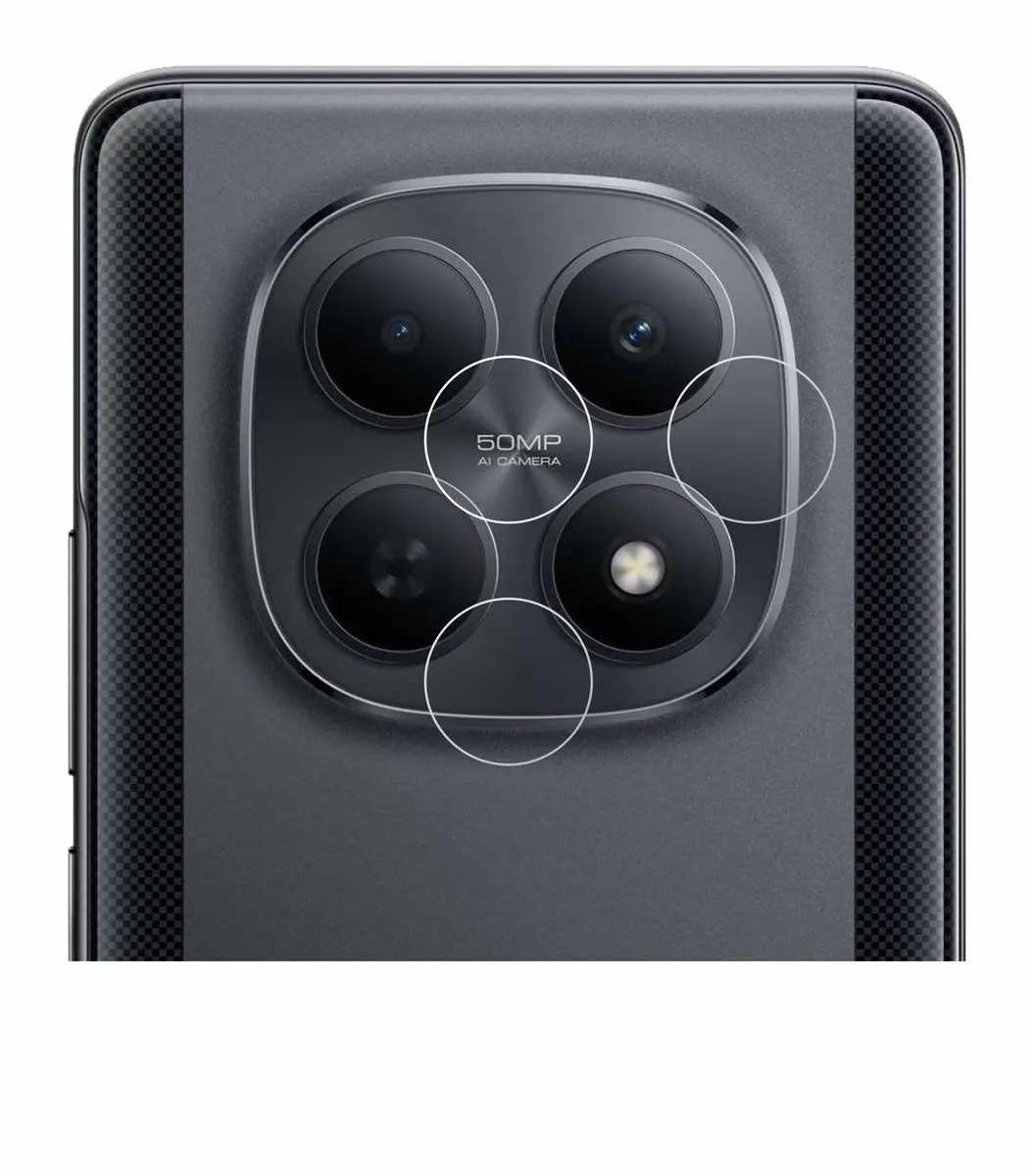 upscreen - Screenprotector voor Xiaomi Poco M8 (ALLEEN Camera) - Folie Beschermfolie transparant - afbeelding 6 van 6