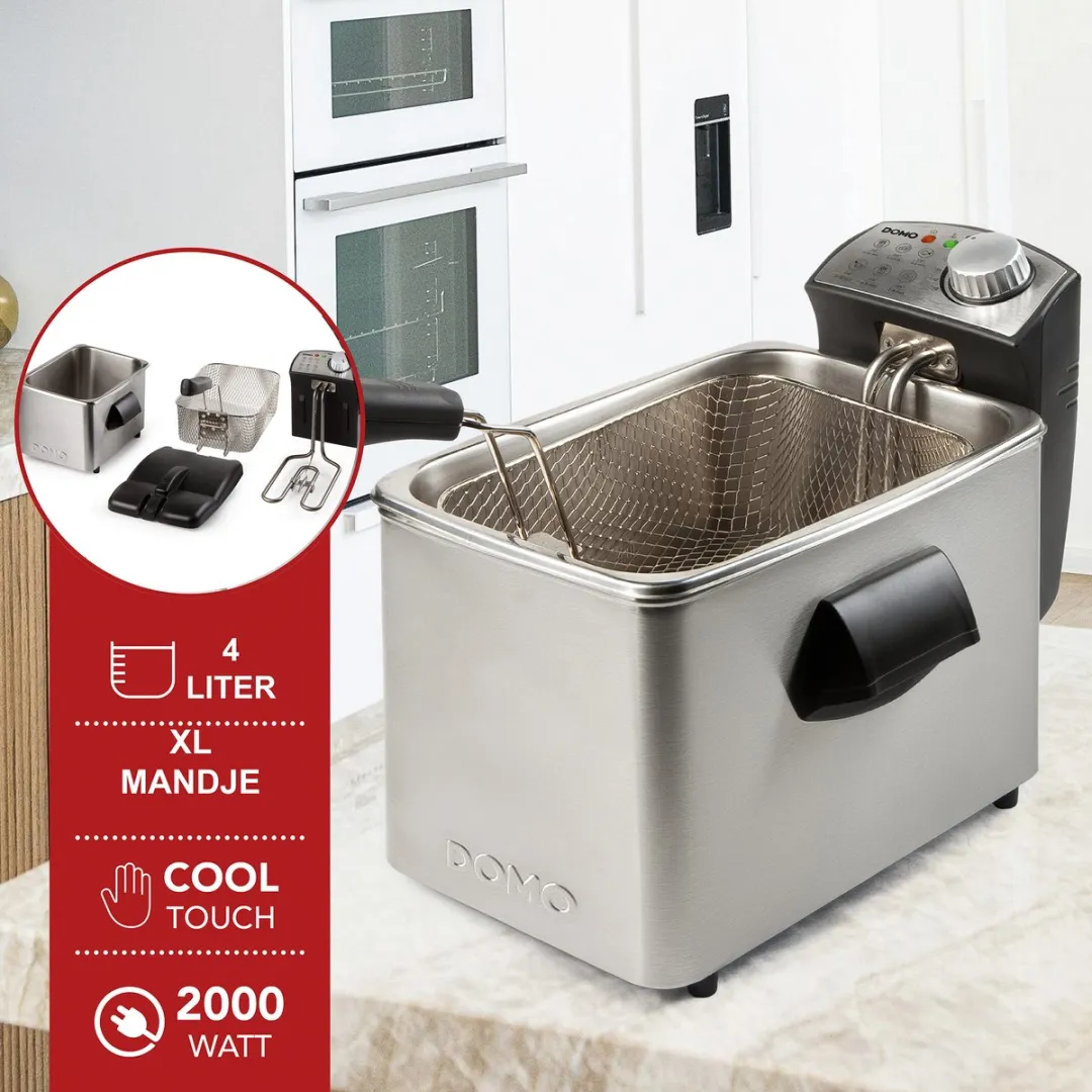 Domo DO458FR Friteuse 4L - 3000W