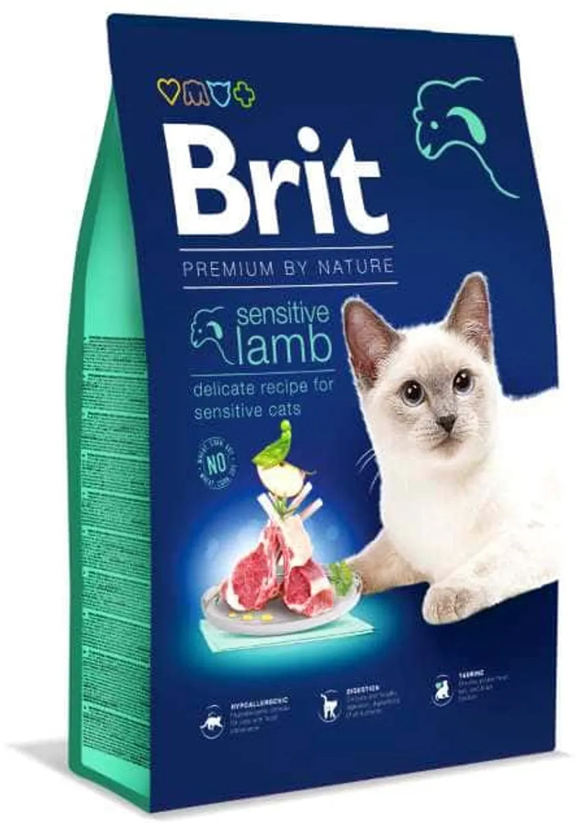 Brit Premium by Nature Kattenvoer Lam 8kg
