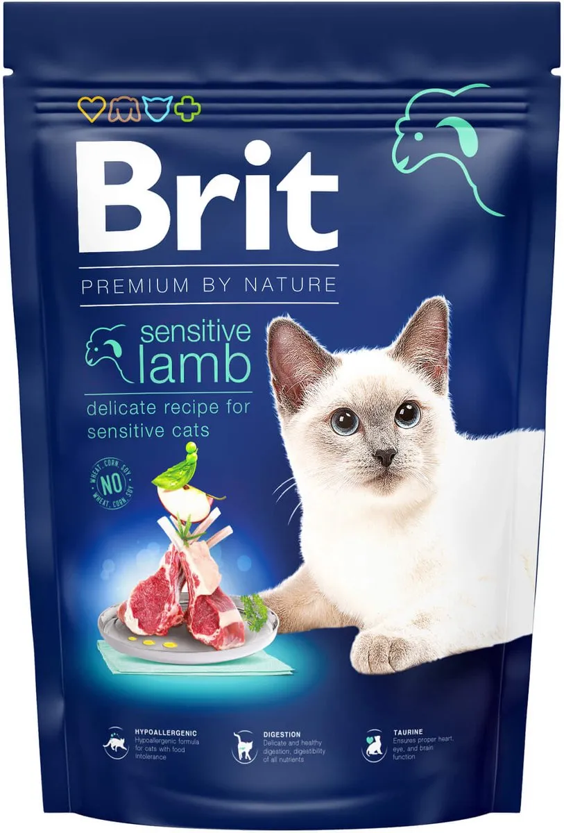Brit Premium by Nature Kattenvoer Lam 8kg