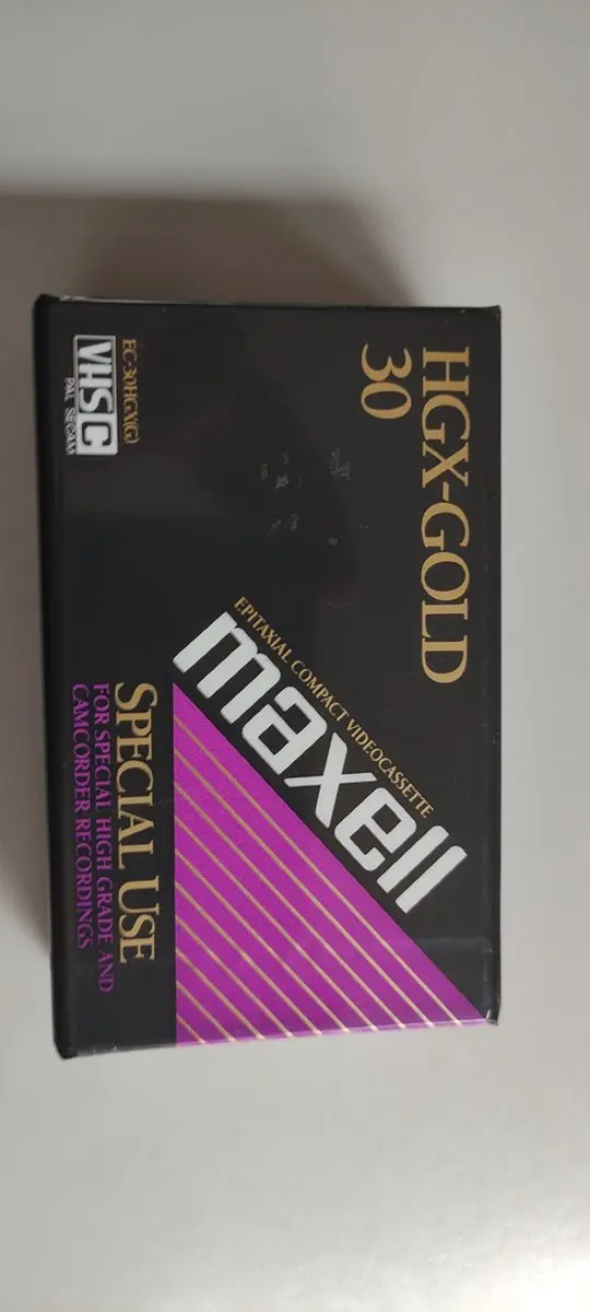 Maxell VHS-C HGX-GOLD Videoband 30 min.