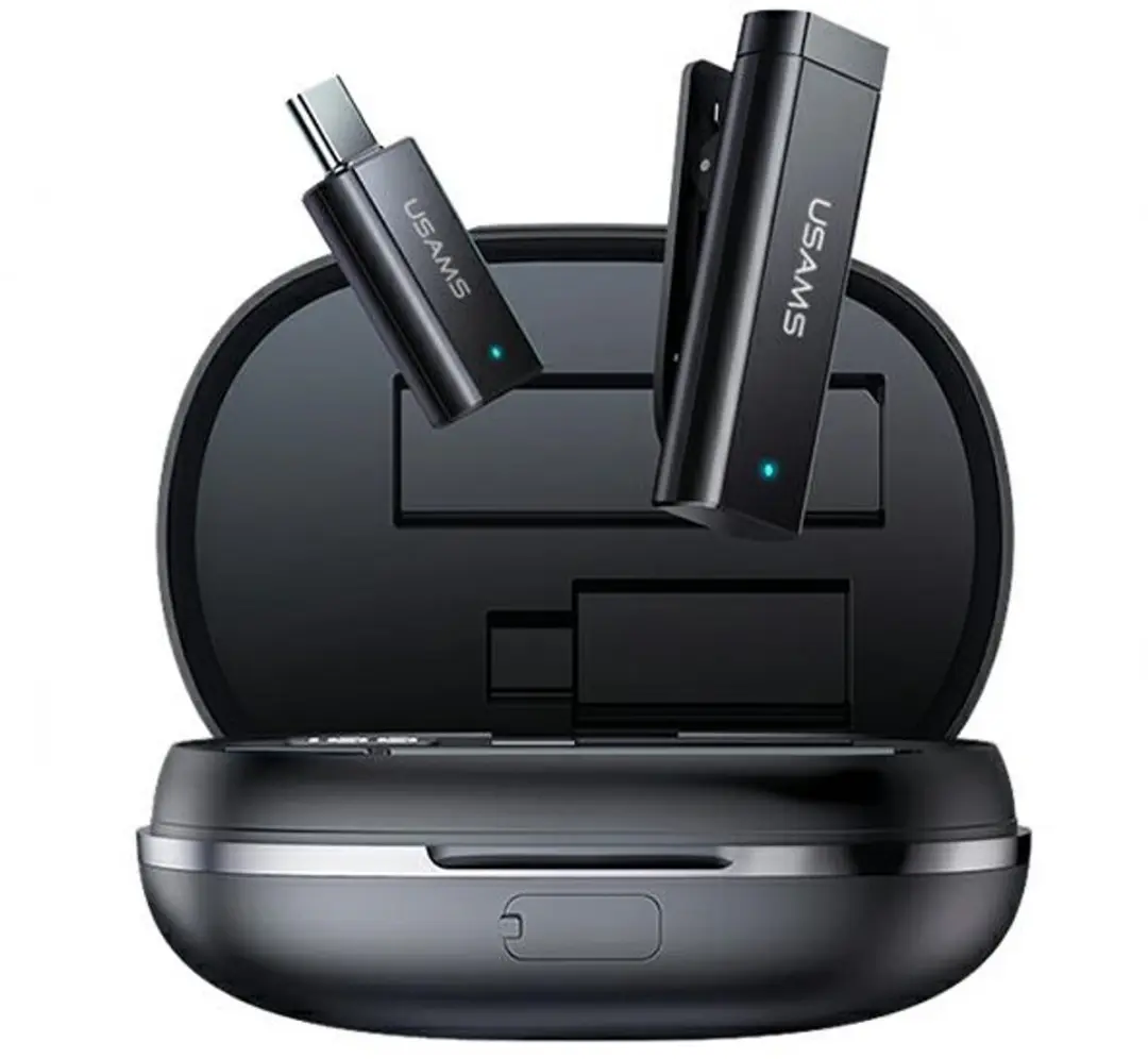 USAMS Draadloze Dasspeldmicrofoon USB-C