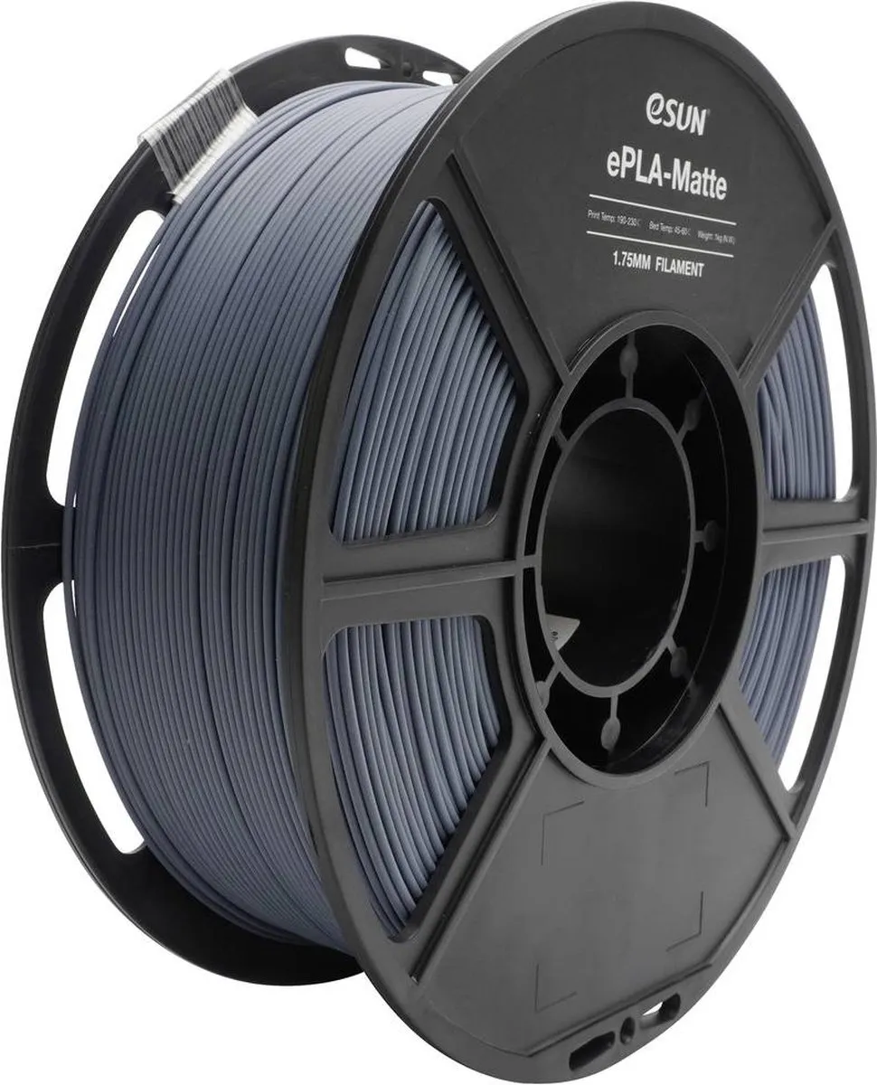 ESUN ePLA Mat Grijs Filament 1.75mm 1kg