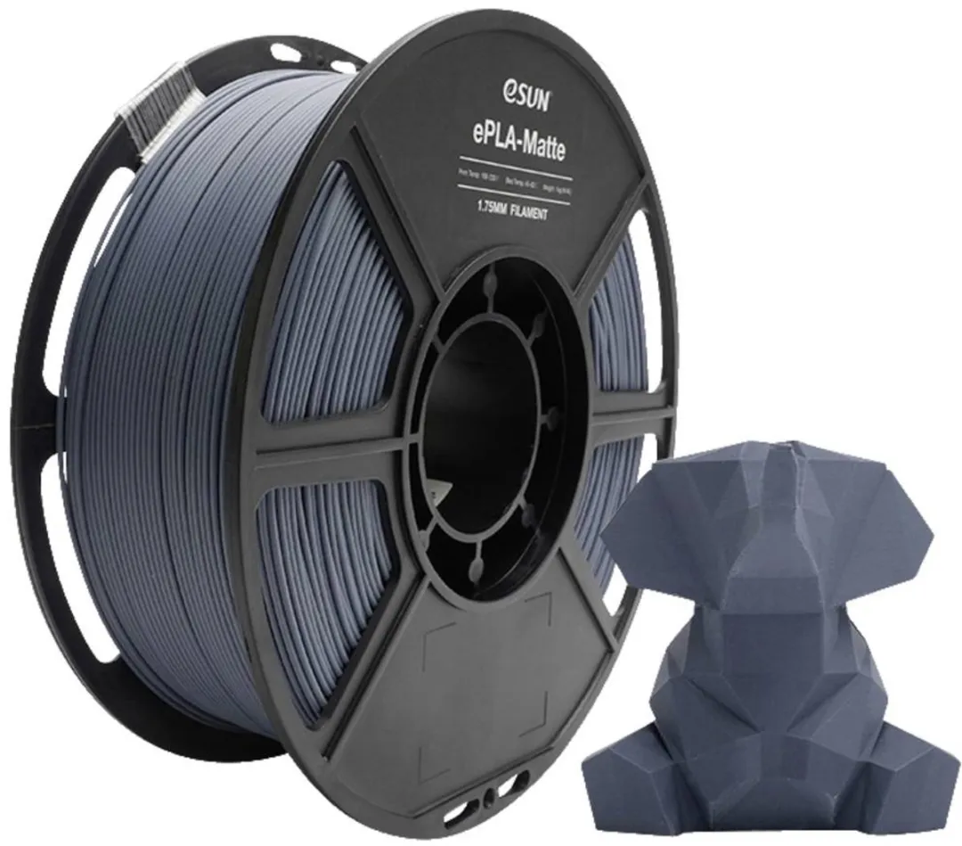 ESUN ePLA Mat Grijs Filament 1.75mm 1kg