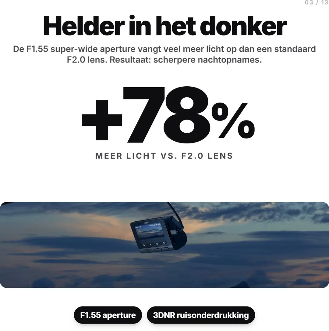 70mai A800SE 4K Dashcam - Zwart - afbeelding 2 van 6