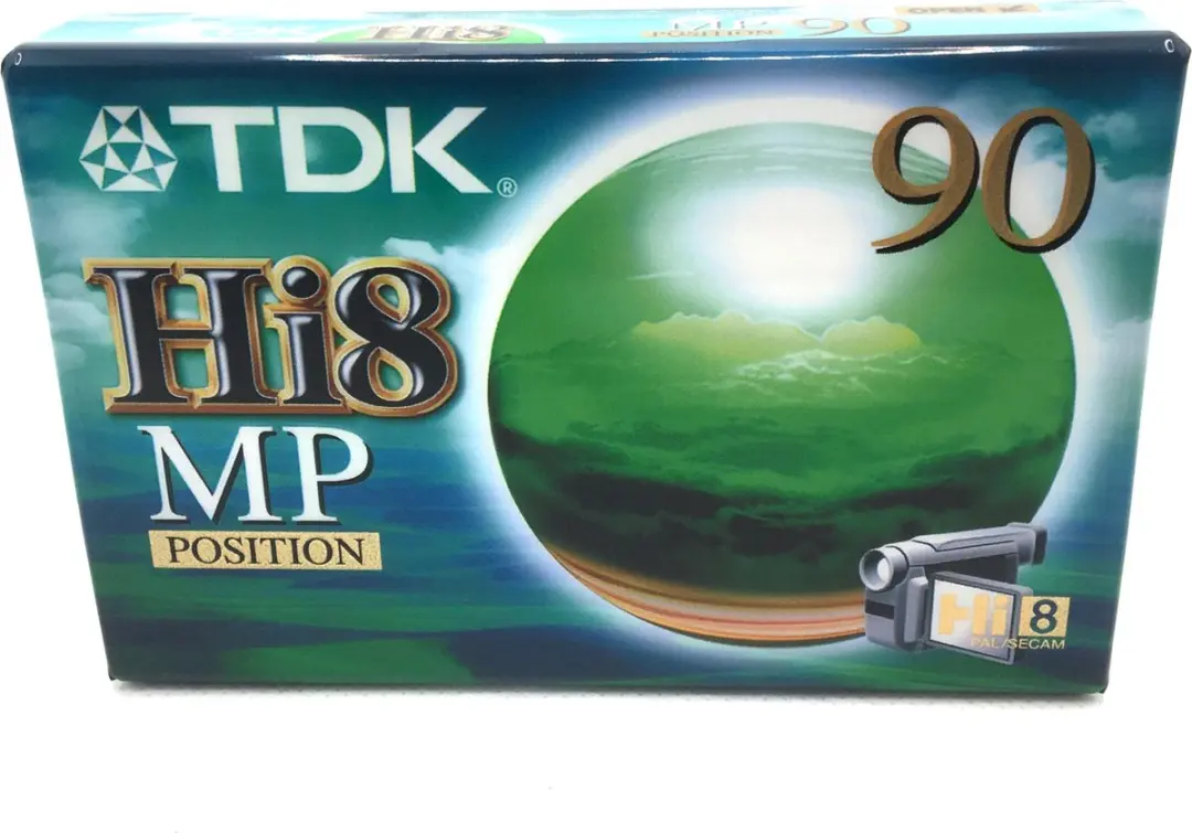 TDK Hi8 MP 90 video tape / LP 180min