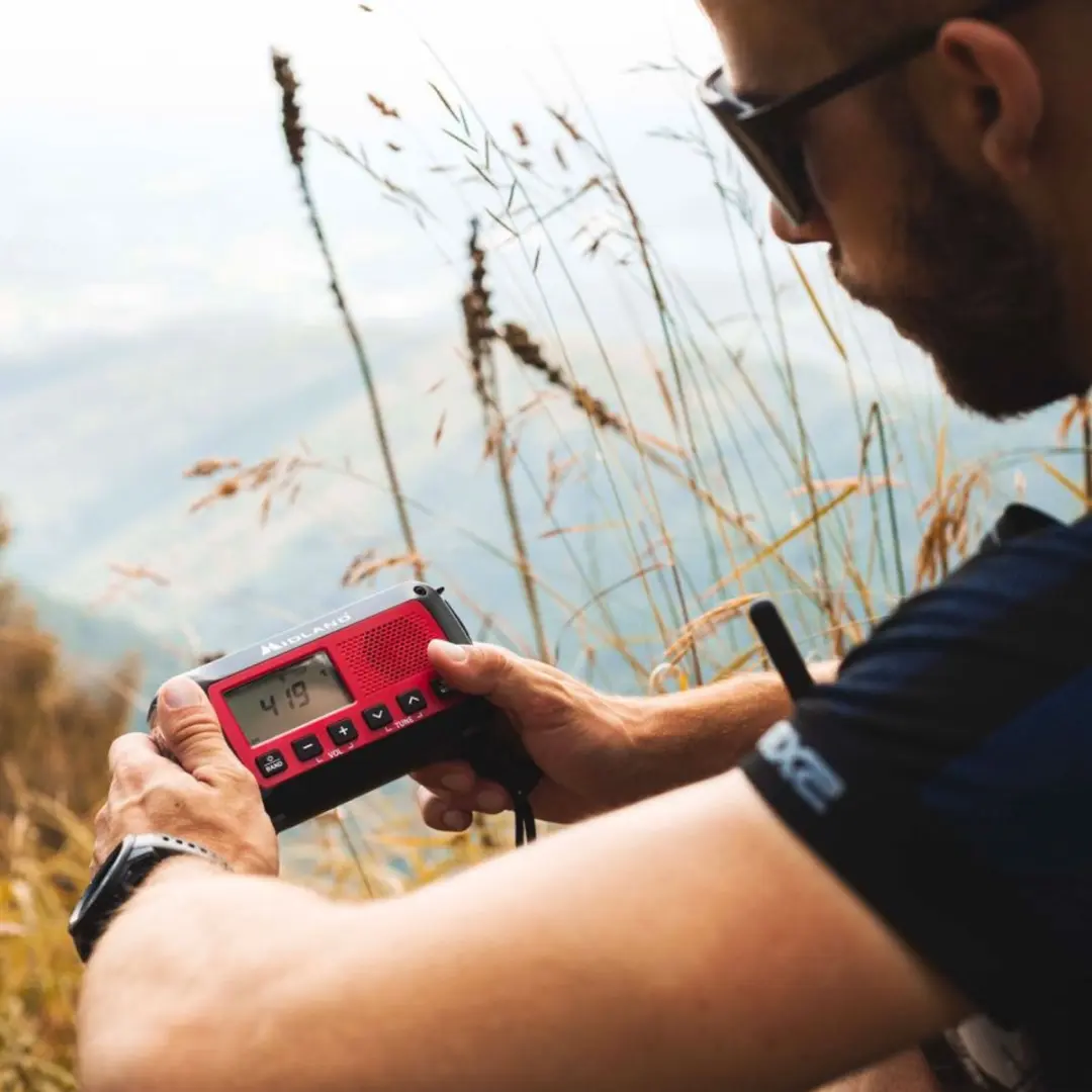 Midland E+Ready Noodradio ER250BT - Rood - afbeelding 5 van 6