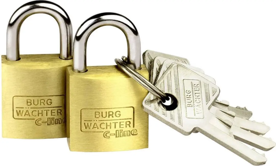 BURG-WÄCHTER Duo 222 20 SB Hangslot 2er Set