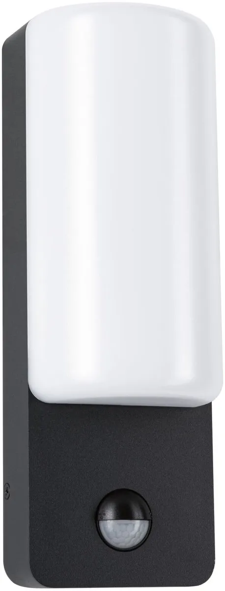 Paulmann LED Wandarmatuur Bonnie Bewegingsmelder - 8,5W 560lm 2200-3000K Antraciet