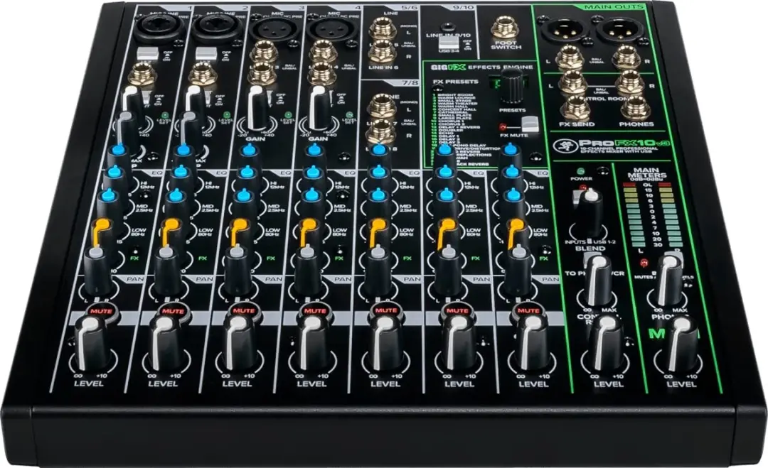 Mackie ProFX10v3 mengpaneel met USB - 10 kanalen - afbeelding 6 van 6