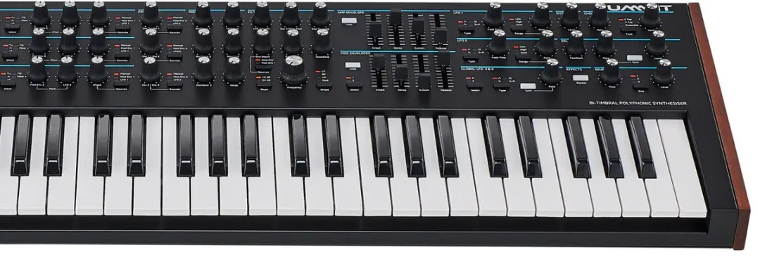 Novation Summit Synthesizer - 88 Toetsen - Zwart/Wit - afbeelding 5 van 6