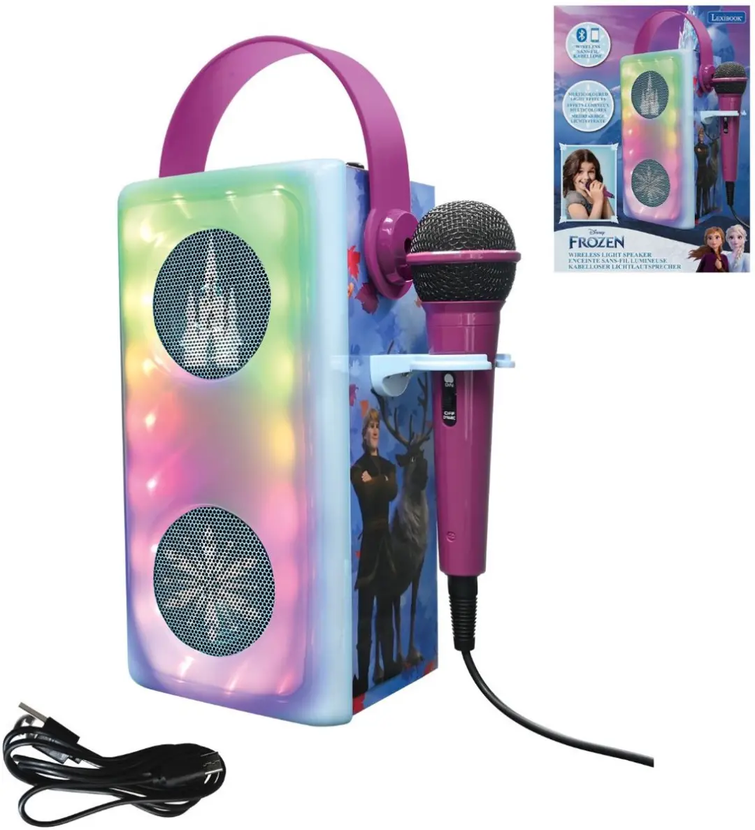 Lexibook Frozen BTP185FZZ Bluetooth Luidspreker - Blauw - afbeelding 3 van 6