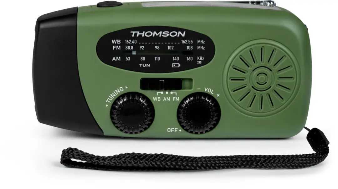 Thomson RT260 Noodradio - Groen - afbeelding 3 van 6