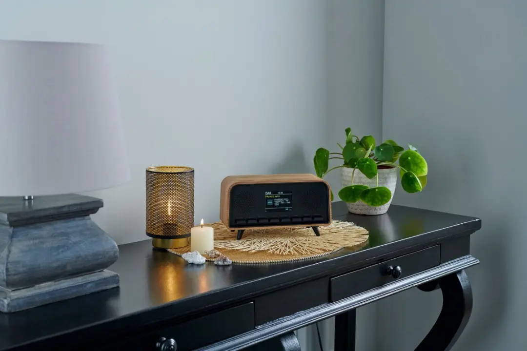 Thomson RT850DABBT Wekkerradio - Zwart en Hout - afbeelding 5 van 6