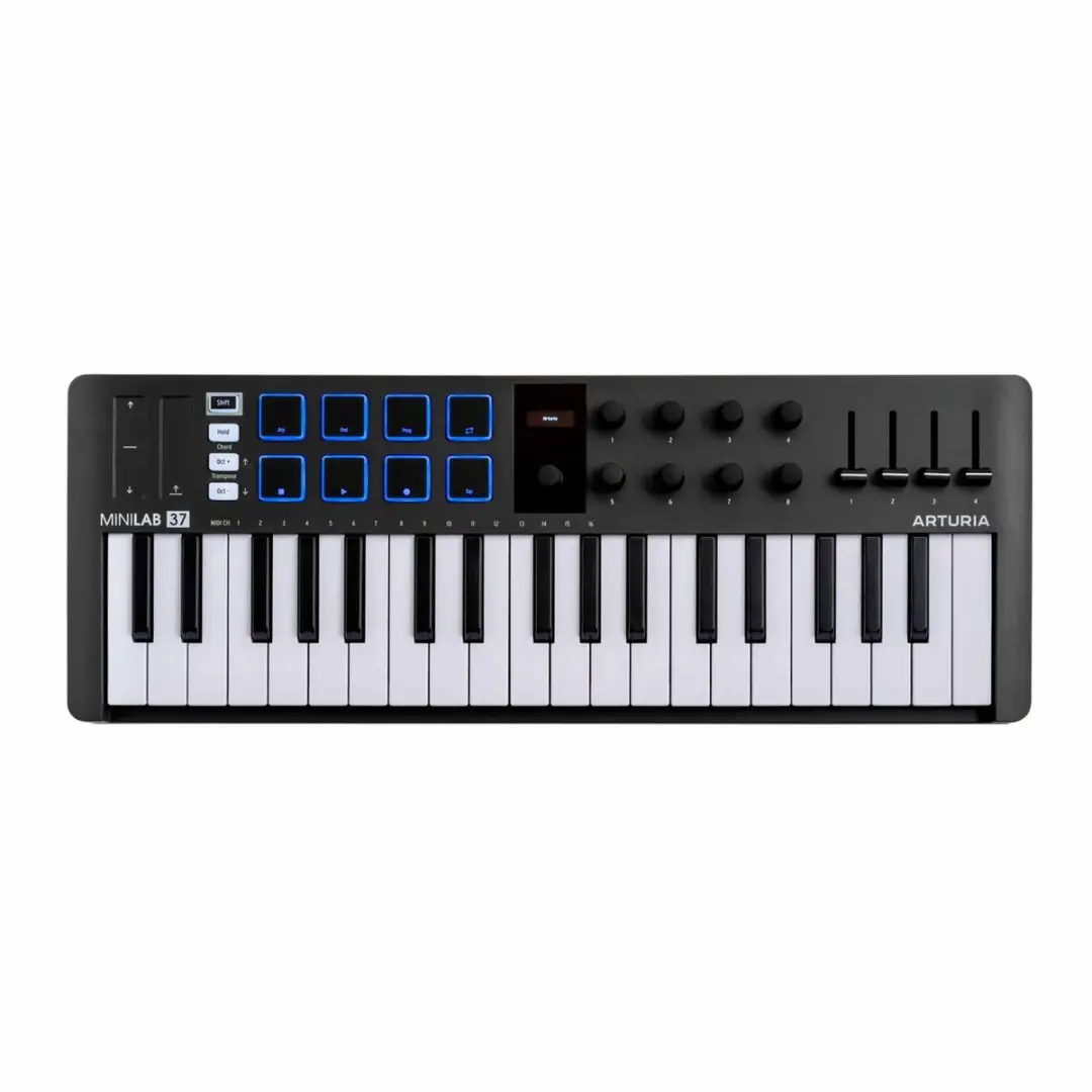 Arturia MiniLab 37 Black mk3 MIDI Controller