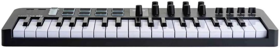Arturia MiniLab 37 Black mk3 MIDI Controller - afbeelding 2 van 5