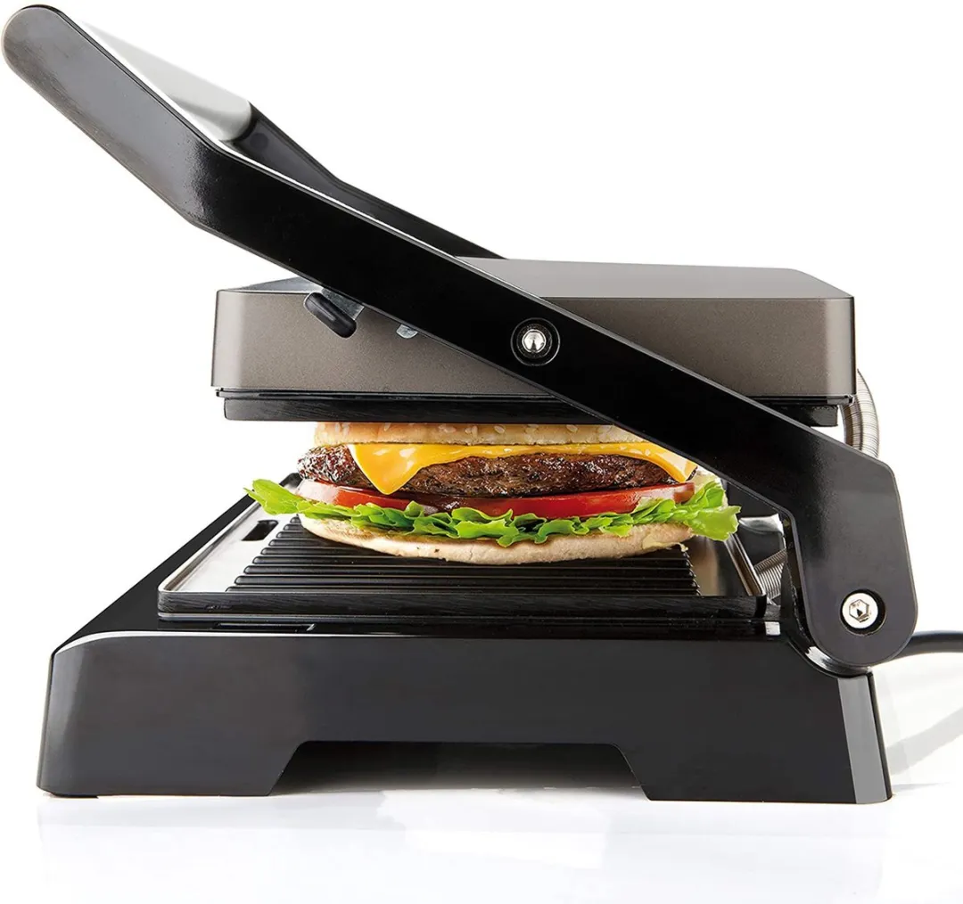 BLACK+DECKER BXGR1000E Contactgrill 1000W - Zwart - afbeelding 5 van 6