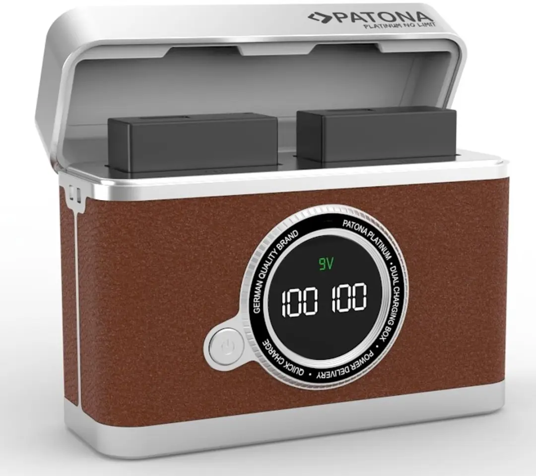 Patona Duo Oplaadbox USB-C voor Canon LP-E17