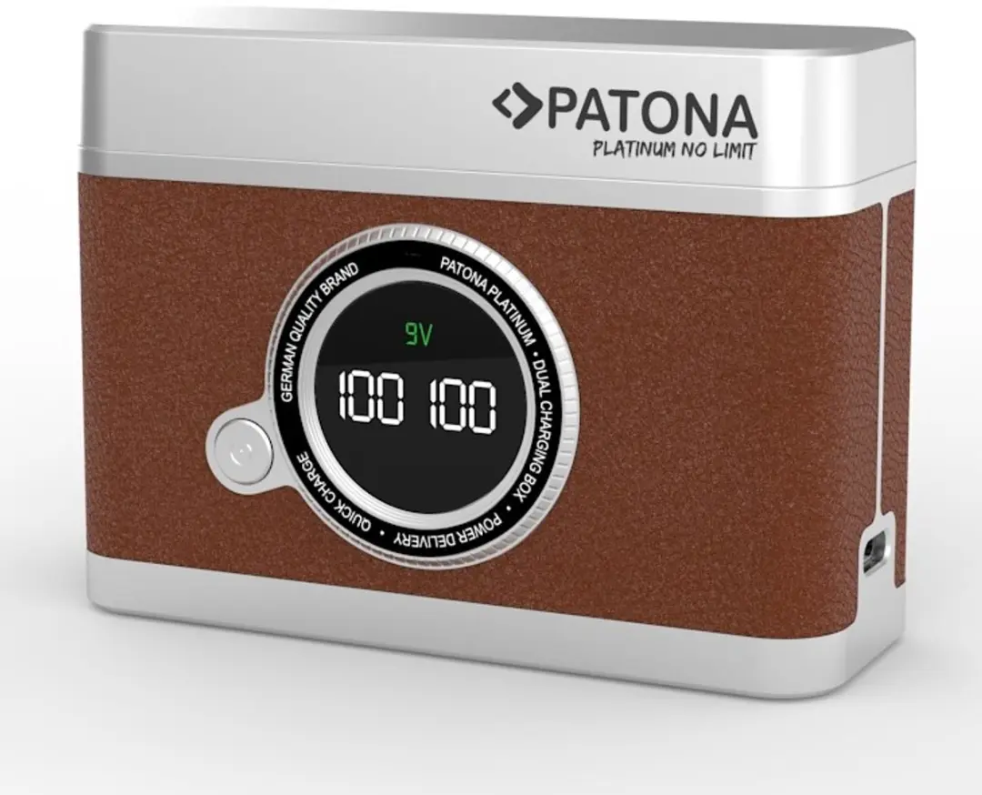 Patona Duo Oplaadbox USB-C voor Canon LP-E17 - 2 Accu's - afbeelding 2 van 5