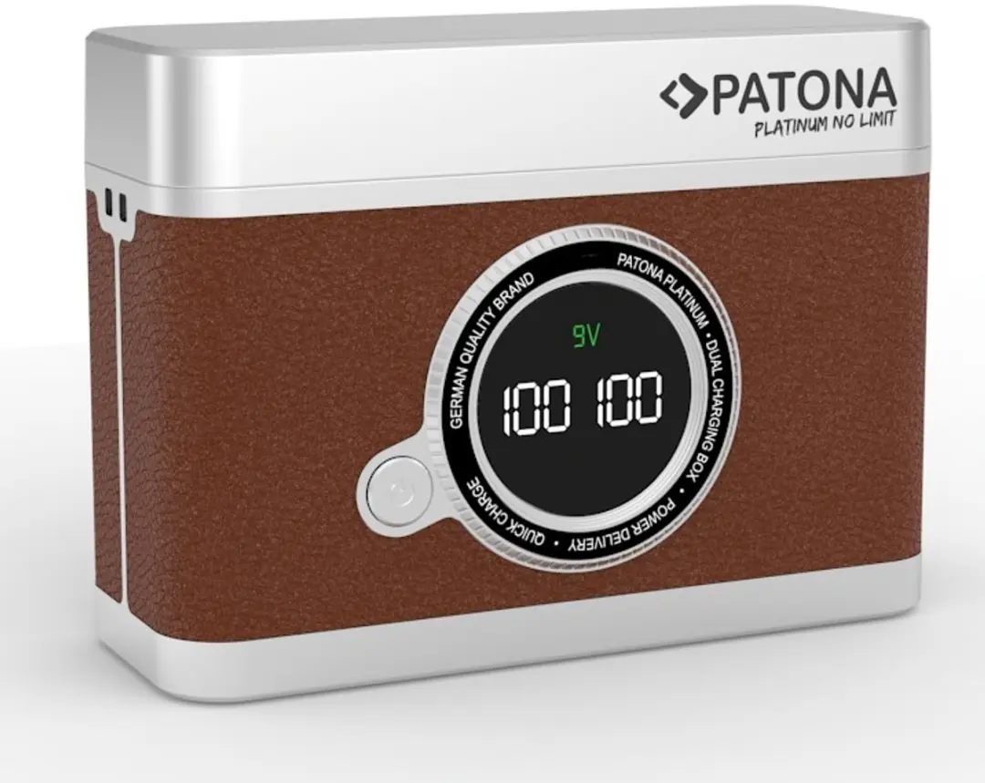 Patona Duo Oplaadbox USB-C voor Canon LP-E17 - 2 Accu's - afbeelding 3 van 5