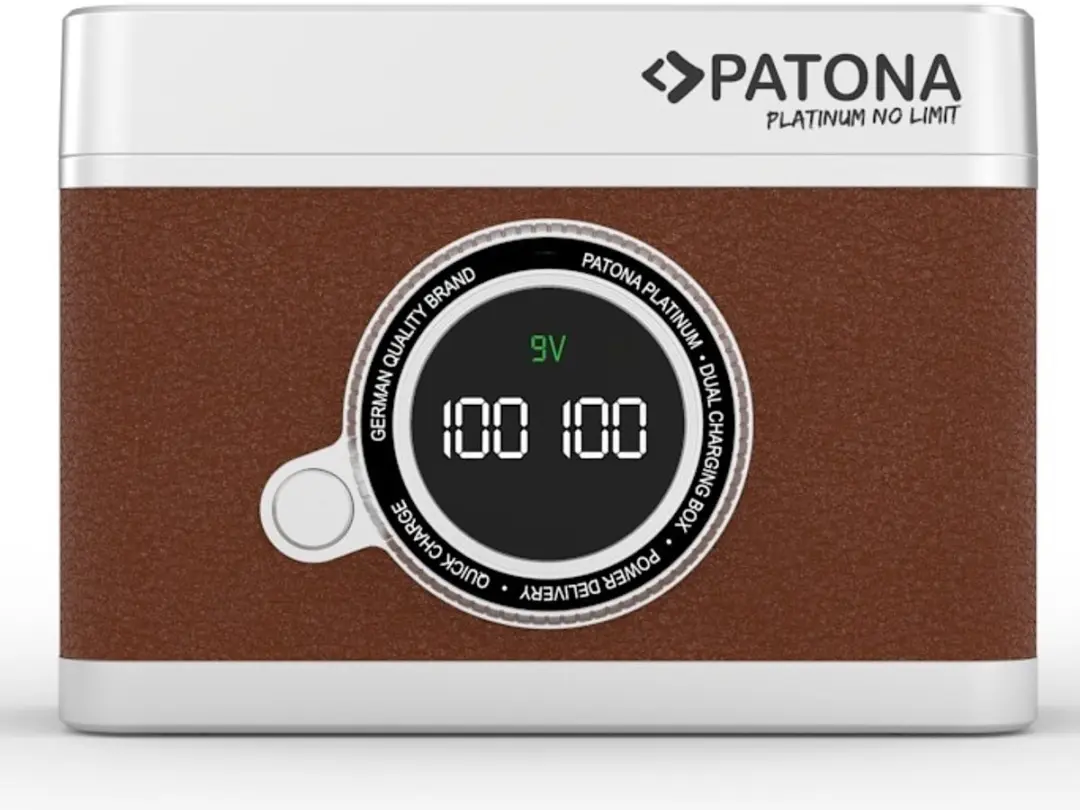 Patona Duo Oplaadbox USB-C voor Canon LP-E17 - 2 Accu's - afbeelding 4 van 5