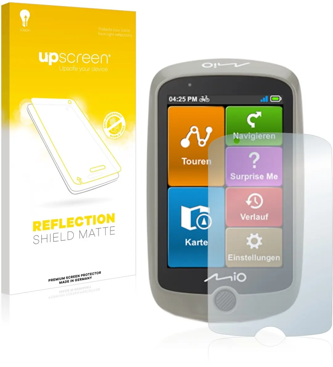 upscreen Screenprotector Mitac Mio Cyclo Discover