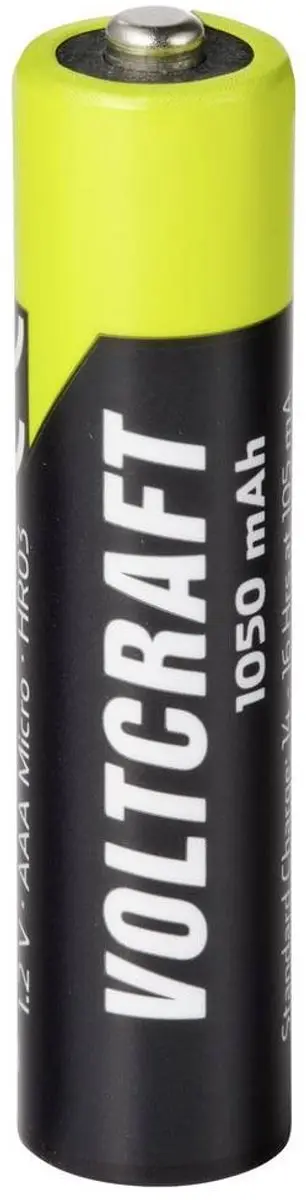 Voltcraft Oplaadbare AAA Batterij NiMH 1050mAh - 8 stuks - afbeelding 3 van 4