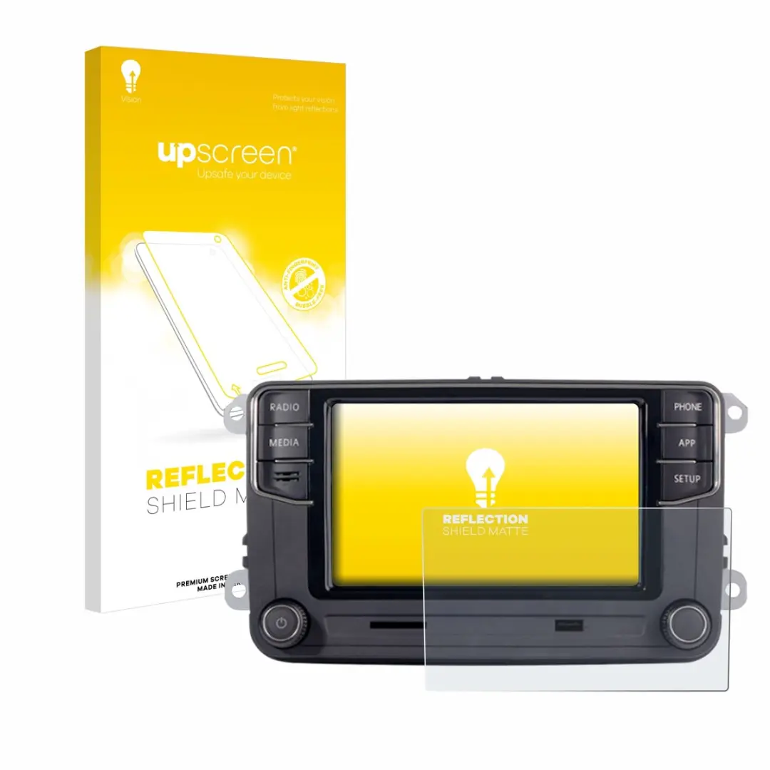 upscreen Reflection Shield Mat Screenprotector VW RCD330+