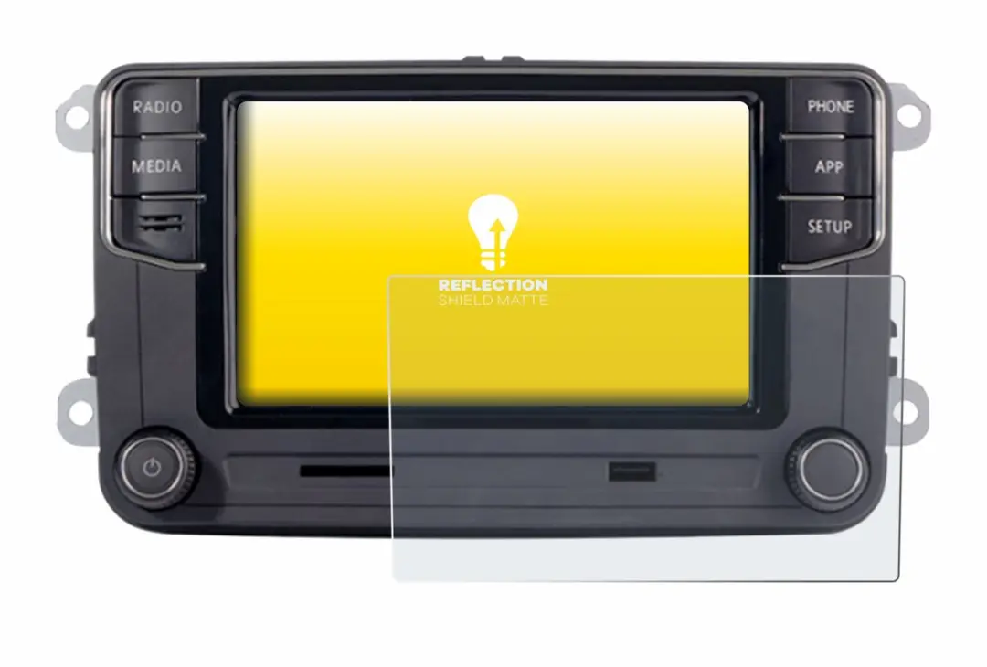 upscreen Reflection Shield Mat Screenprotector VW RCD330+ - afbeelding 5 van 6