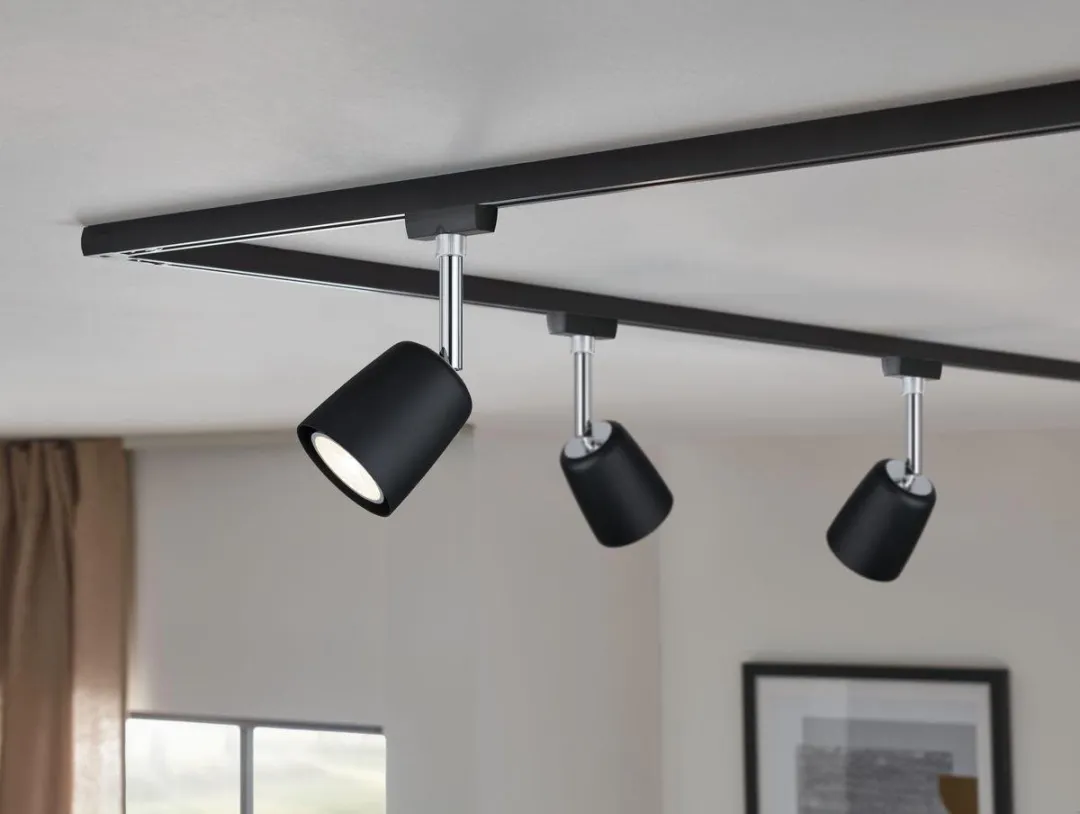 Paulmann URail Systeemlamp 96926 GU10 - Zwart/Chroom - afbeelding 6 van 6