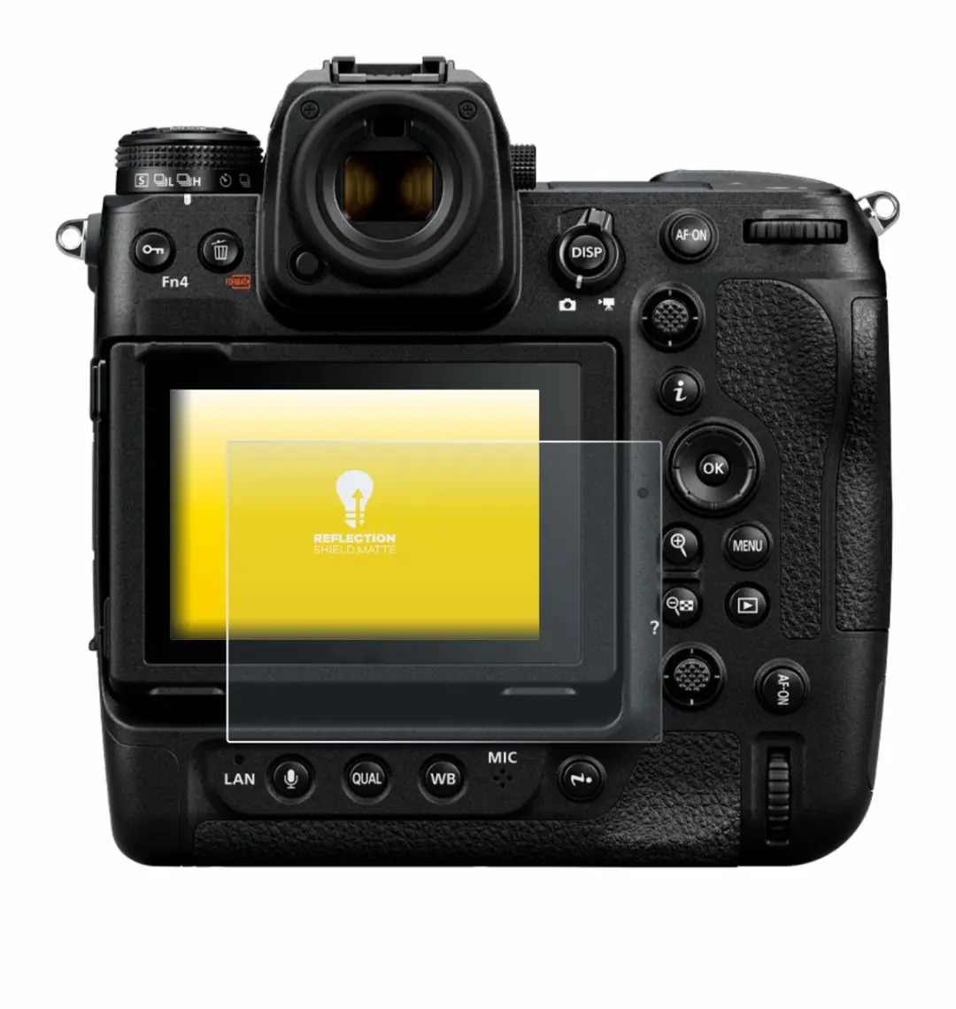 upscreen Reflection Shield Screenprotector Nikon Z 9 - Mat - afbeelding 5 van 6