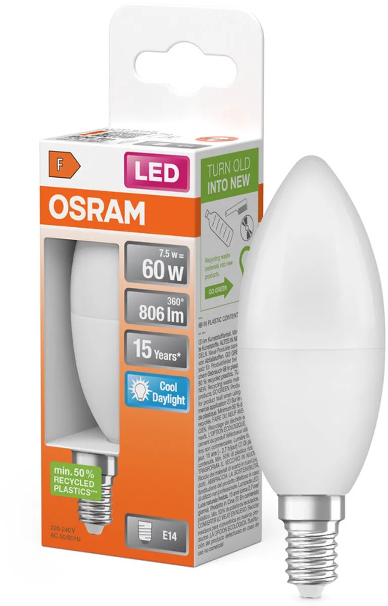 Osram LED E14 7W Koudwit