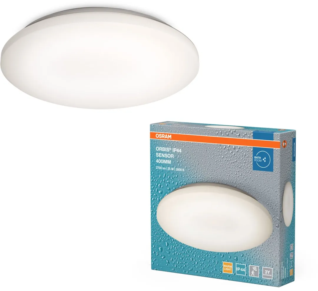Osram Orbis Sensor Plafondlamp 400mm - IP44 - Warm Wit