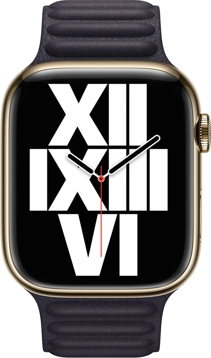 Apple Watch M/L Leerband - Inkt - 38/40/41mm