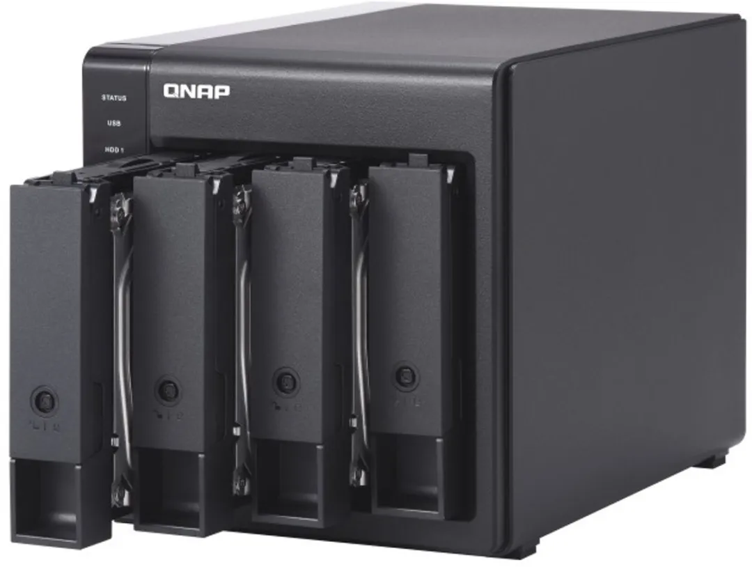 QNAP TR-004 4-Bay USB-C Gehäuse - Zwart