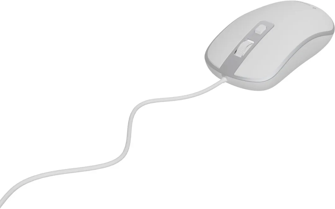Gembird MUS-4B-06-WS Ambidextrous Muis - 1200 DPI - Wit